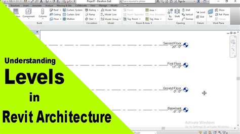 Revit Architecture Beginner Tutorials Understanding Levels In Revit By