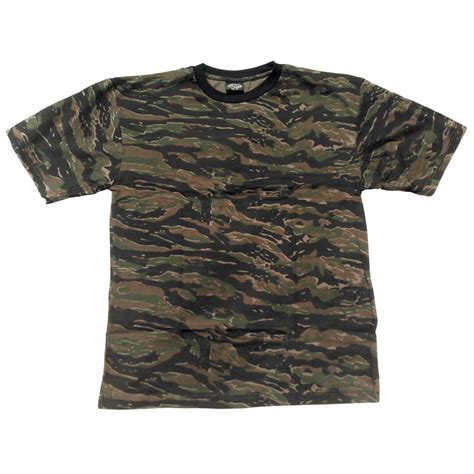 Mil Tec T Shirt Tiger Stripe T Shirts And Vests Military 1st