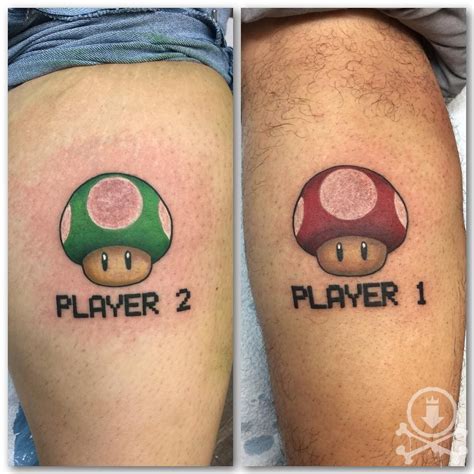 Pin De Mb Russ En Tattoos Tatuaje De Super Mario Tatuaje De Nintendo