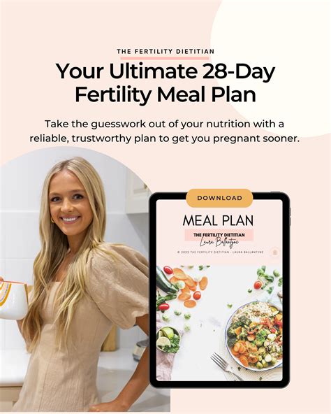 28 Day Fertility Meal Plan — The Fertility Dietitian