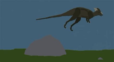 Pachycephalosaurus Jumping Like A Kangaroo Dinosaur Home