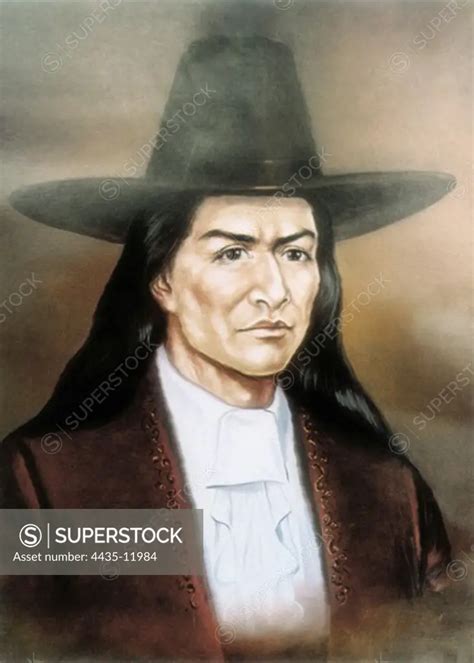 Tupac Amaru Ii Jos Gabriel Condorcanqui 1741 1781 Portrait Of