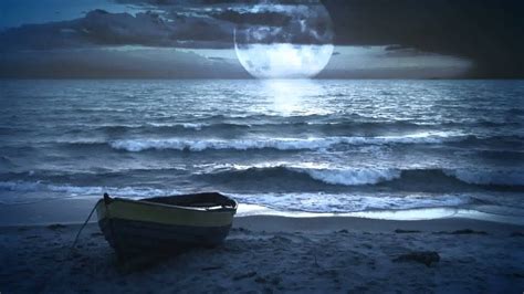 Istock Fantastic Landscape Video Background Moonlight At The Sea Ocean