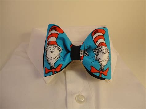 Cat In The Hat Bow Tie By Sewfairycute On Etsy