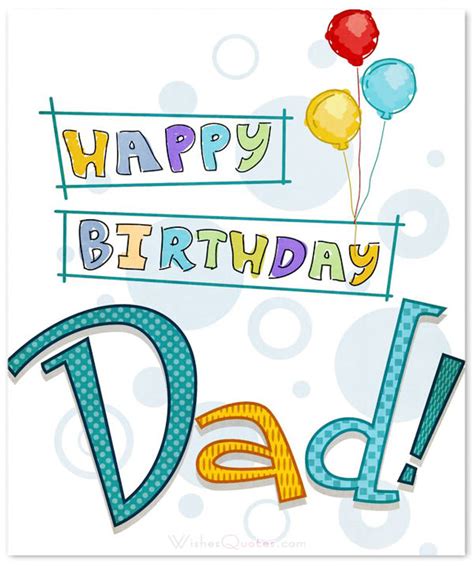 It may seem like an easy task, however, when you have made it to a point in your life where you can buy him the best things and send him on. Just Breathe: HAPPY BIRTHDAY DAD