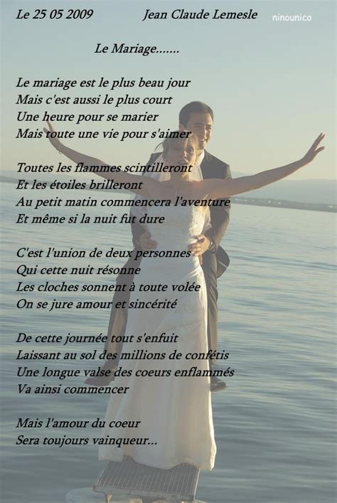 Poeme Pour Mariage