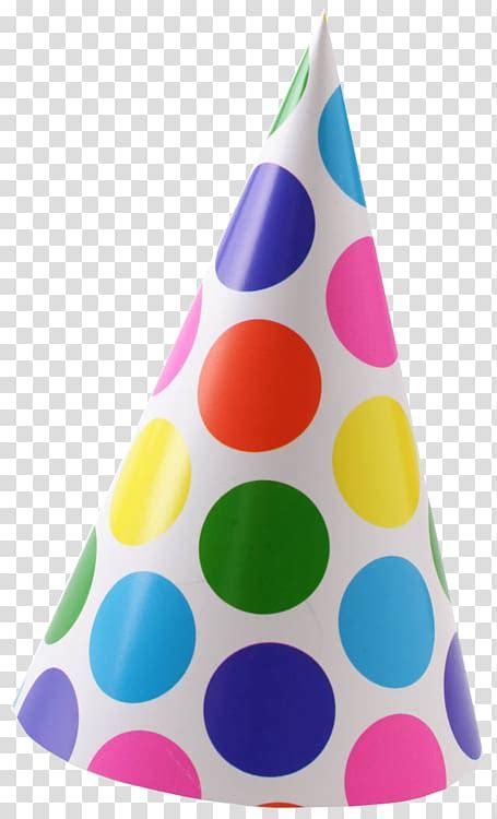 White And Multicolored Polka Dot Party Hat Party Hat Polka Dot