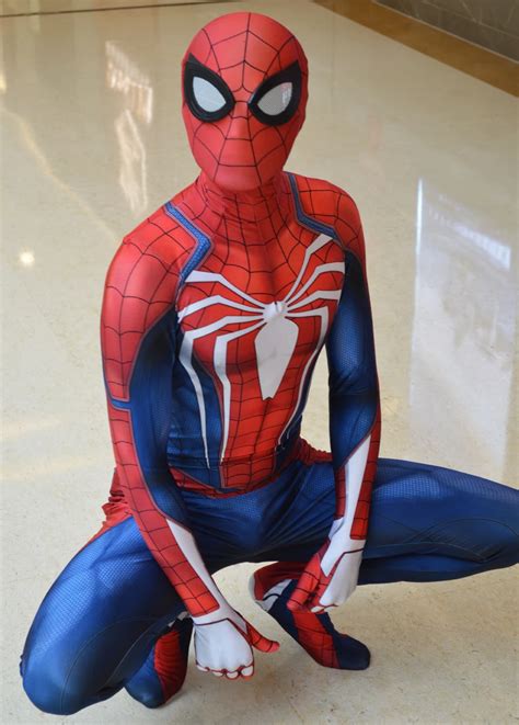 Spider Man Ps Game Naked Suit Cosplay Costume For Sale My Xxx Hot Girl