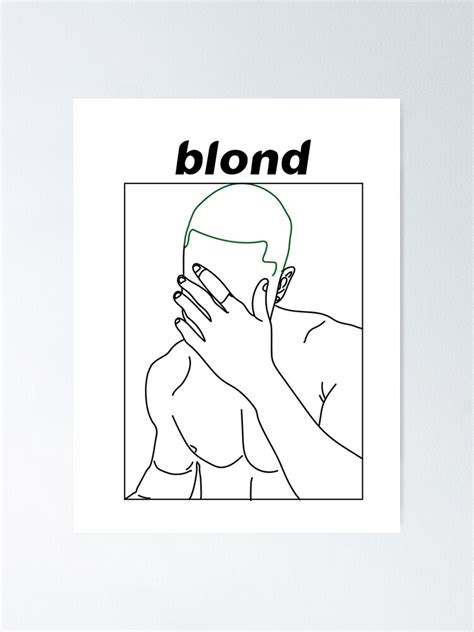 Frank Ocean Blond Album Cover Poster For Sale By Darskye Redbubble