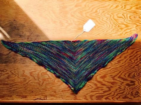 Koigu Hack How To Fold Triangle Scarves — Koigu