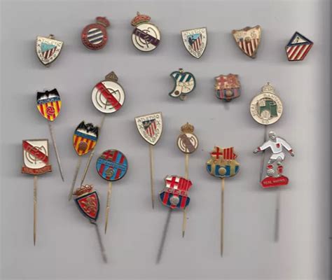 Vintage Football Club Pin Badge Brooch Buttonhole Lapel Spain Enamel