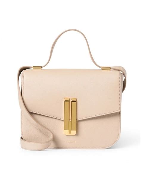 Vancouver Taupe Leather Crossbody Bag By Demellier On Halsbrook In 2022