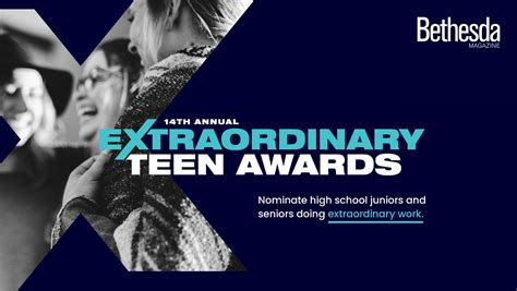 Nominations Sought For Bethesda Magazines 14th Annual Extraordinary