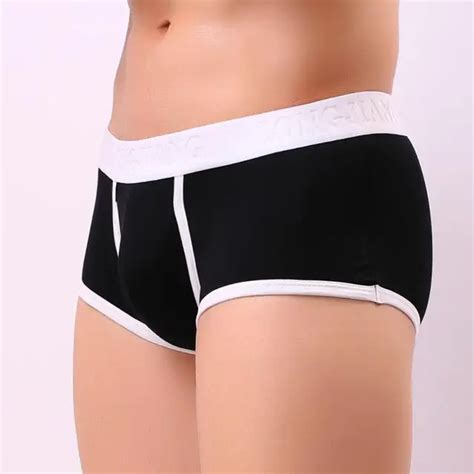 Long Jiang Brand Sexy Mens Solid Breathe Underwear Briefs Bulge Pouch