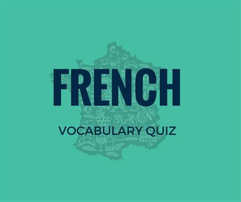 Quiz: Do you know enough French words? | Talk in French