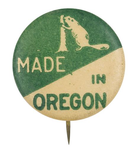 Made In Oregon Busy Beaver Button Museum