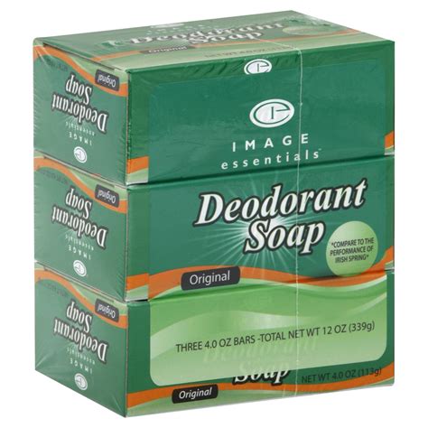 Image Essentials Soap Deodorant Original 3 4 Oz Bars 12 Oz 339 G
