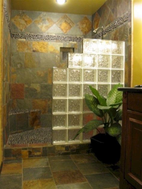 41 Amazing Glass Brick Shower Division Design Ideas ~ Matchness.com