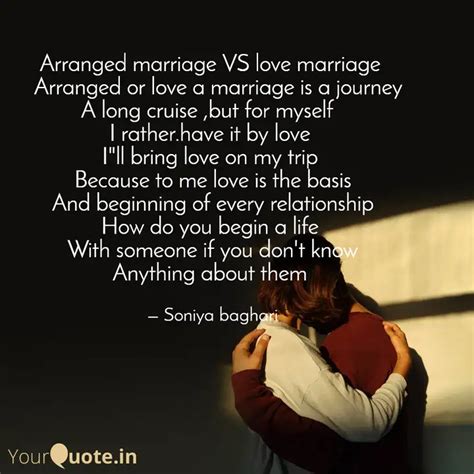 Arranged Marriage Vs Love Quotes And Writings By Savi Baghari