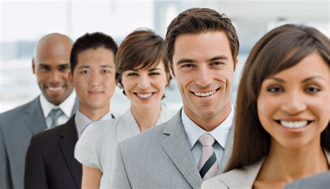 Closeup Portrait Of Happy Business Group Standing Together In Office Social Media Marketing