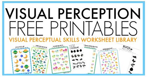 Visual Perceptual Worksheets Free Worksheets For Kindergarten