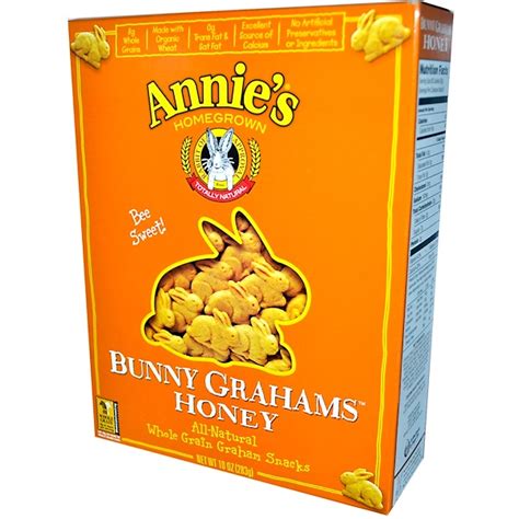 Annies Homegrown Bunny Grahams Honey 10 Oz 283 G Iherb