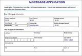 Photos of Mortgage Application