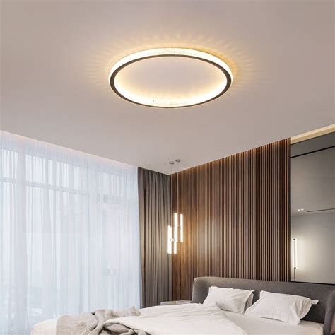 40+ brilliant lighting ideas to transform your bedroom. Minimalist Black/White/Gold led ceiling lights For living ...