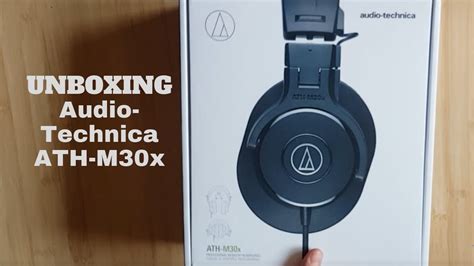 Unboxing Audio Technica Ath M30x Headphones Youtube