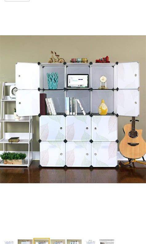 Unicoo Multi Use Diy 12 Cube Organizer Bookcase Storage Cabinet