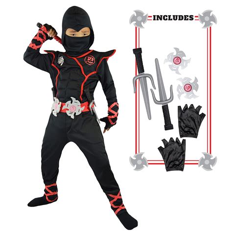 Buy Spooktacular Creations Boys Ninja Deluxe Costume For Kids