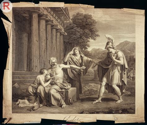 Oedipus At Colonus Engraving By Antoine Al Wellcome Collection