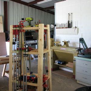 Build a rolling wood clamp rack video. RYOBI NATION - Rolling Clamp Rack/Work Station | Ryobi, Workstation, Rolling rack