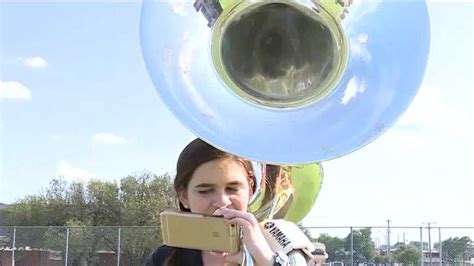 Tuba Girls Rule The World Women Playing Tuba In College Marching