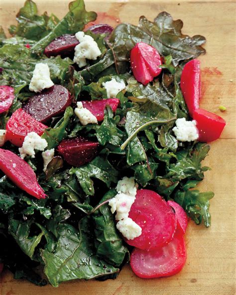 Beet And Kale Salad With Goat Cheese Recipe Martha Stewart