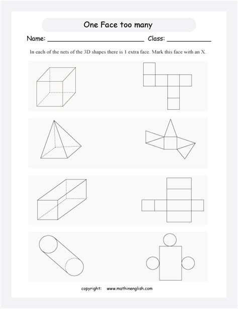 Drawing 3d Shapes Worksheet Worksheets For Kindergarten