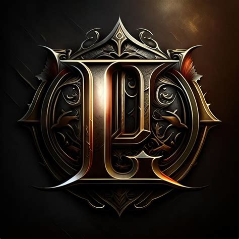Premium Ai Image Letter L Logo In Gold