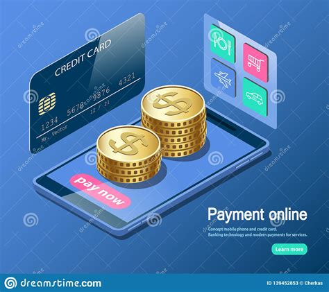 Accept a payment online for the phone order using a virtual terminal Payment Online Mobile Phone And Credit Card Stock Vector - Illustration of mobile, ecommerce ...