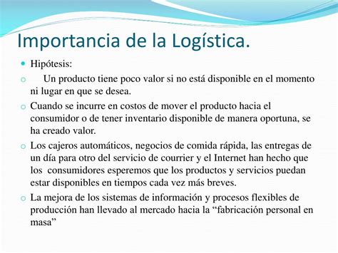 Ppt Log Stica Y Distribuci N Distribuci N F Sica Internacional