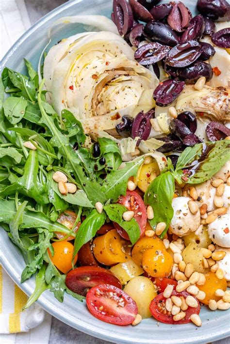This Mediterranean Style Chopped Salad Is A Beautiful Clean Eating