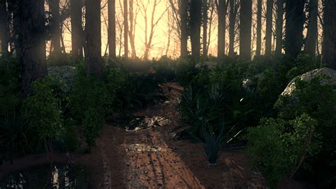 Realistic 3d Forest Scene By Blendiv On Deviantart
