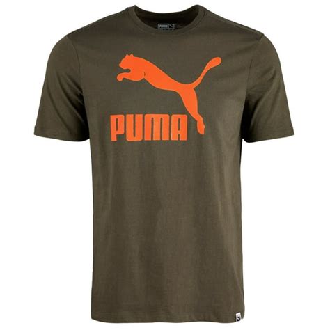 Puma Puma Mens Archive Graphic T Shirt Green Small