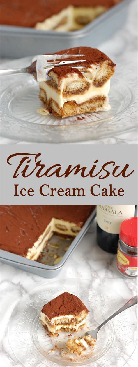 Tiramisu Ice Cream Cake Baking Sense