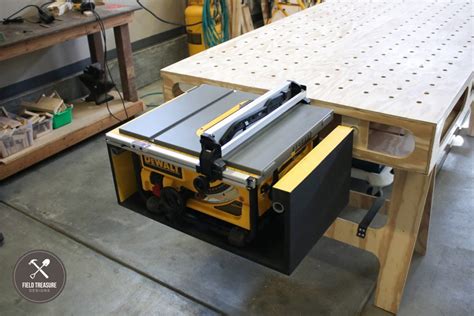 Get traditional workbench woodworking plan free. Building the Paulk Workbench, Part 3 | Table Saw Mount | Field Treasure Designs