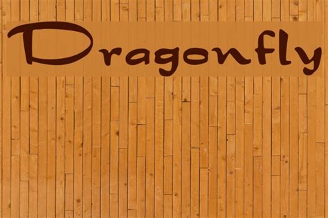 Information about the font delfina script and where to buy it. Dragonfly Font - FFonts.net