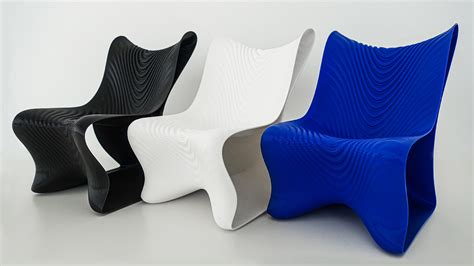 3d Printed Chair ‘mawj’ By Riyad Joucka Laptrinhx