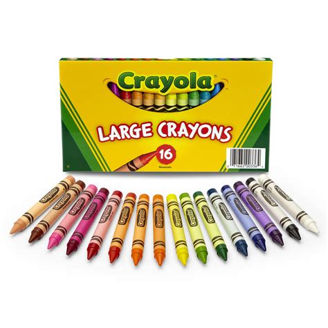 6 Sets Of 16 Large Crayons Crayola Jumbo Crayons Exclusive Department