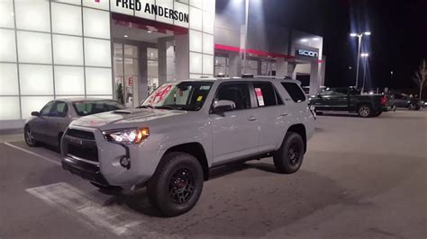 2017 toyota 4runner trd pro. 2017 Cement Gray TRD Pro 4Runner - Fred Anderson Toyota of Columbia - YouTube