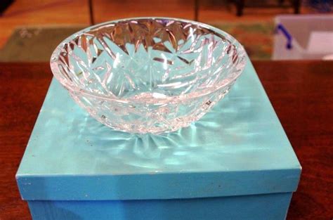 Tiffany Crystal Bowl With Original Box Cm United States Glass