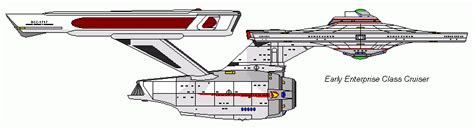 Federation Uss Enterprise Class Heavy Cruiser Ncc 1701a Star Trek